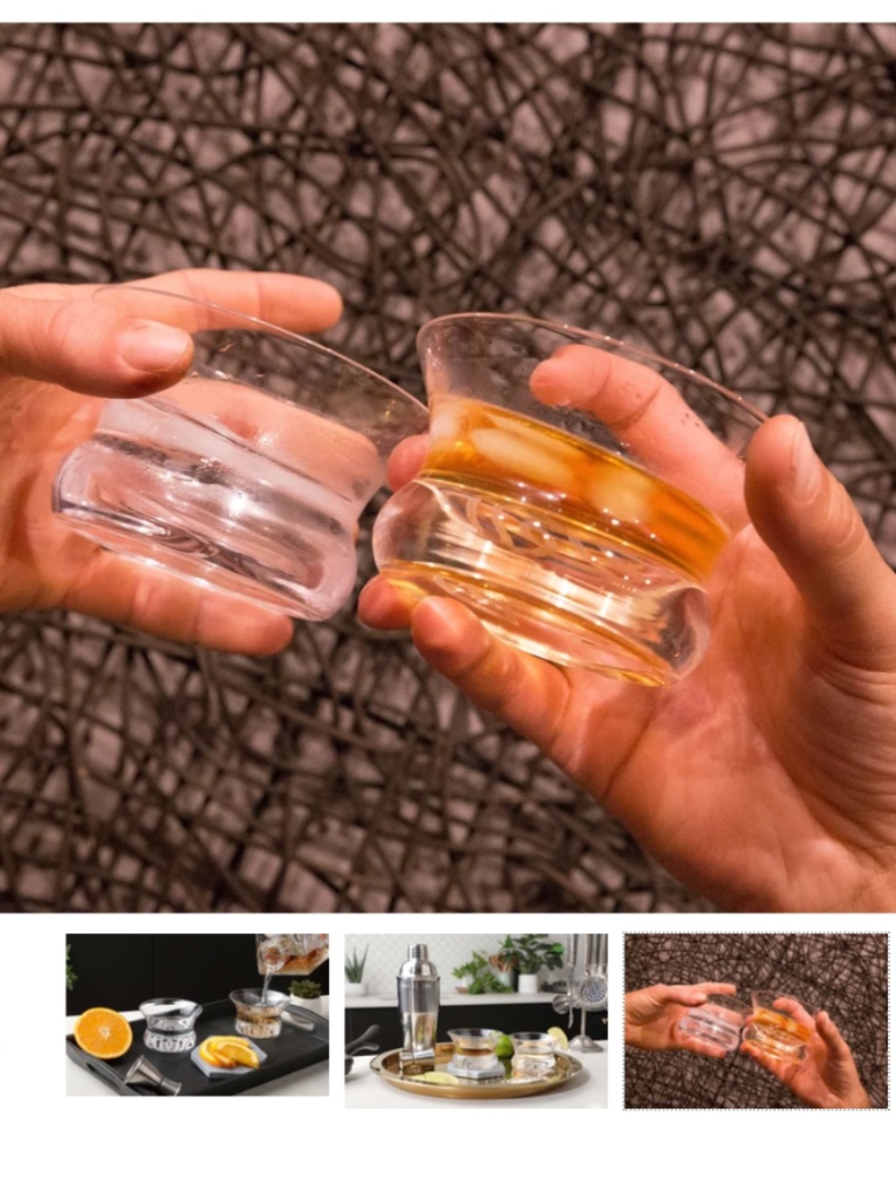 Set of two Oaxaca Glasses for tequila